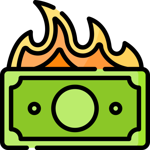 Money burning